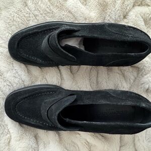 Clergerie paris Black  Suede Loafers
Size 8.5